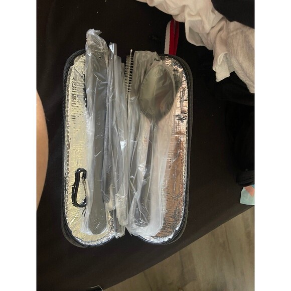 Portable Stainless Steel Flatware Set - Picture 3 of 5